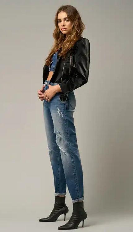 Insane Gene Girlfriend Stretchy Jeans - Sleekdenim.com