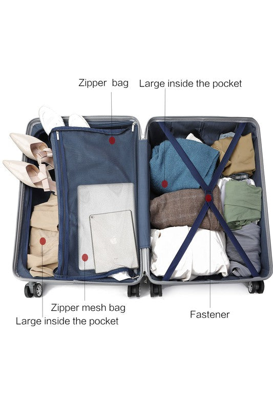 MKF Tulum Check-in Spinner with TSA Security Lock - Sleekdenim.com