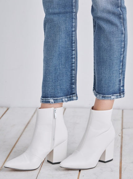 Artemis Vintage AT1088STM High Rise Stretch Ankle Straight Jeans - Sleekdenim.com