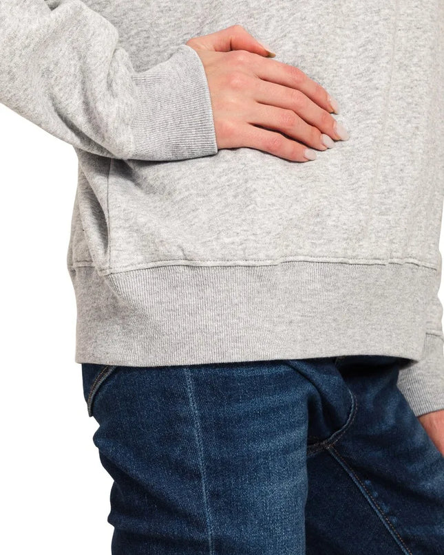 Zenana Fleece Half Zip Sweatshirt - Sleekdenim.com