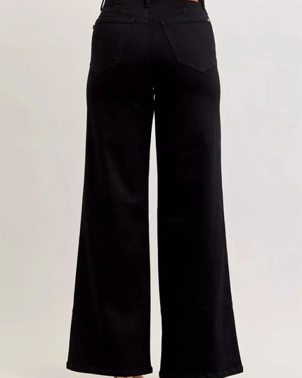 Judy Blue High-Waisted Wide Leg Jeans - Sleekdenim.com