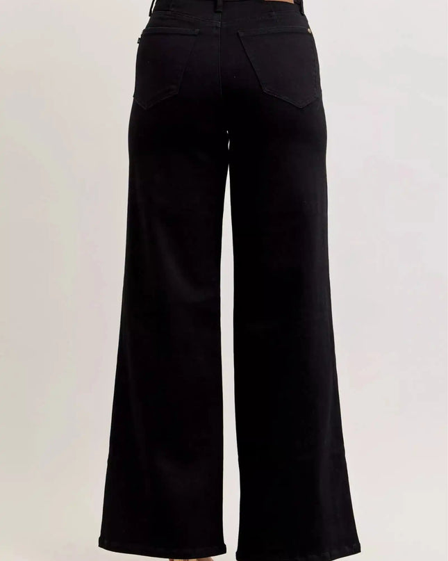 Judy Blue High-Waisted Wide Leg Jeans - Sleekdenim.com