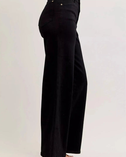 Judy Blue High-Waisted Wide Leg Jeans - Sleekdenim.com