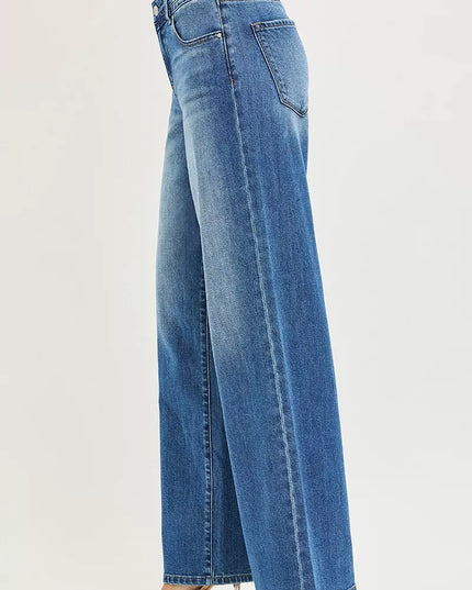 RISEN Slouchy Baggy Jeans with Pockets - Sleekdenim.com