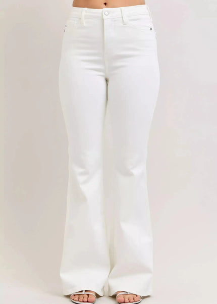 Judy Blue High-Waisted Tummy Control Flare Jeans - Sleekdenim.com