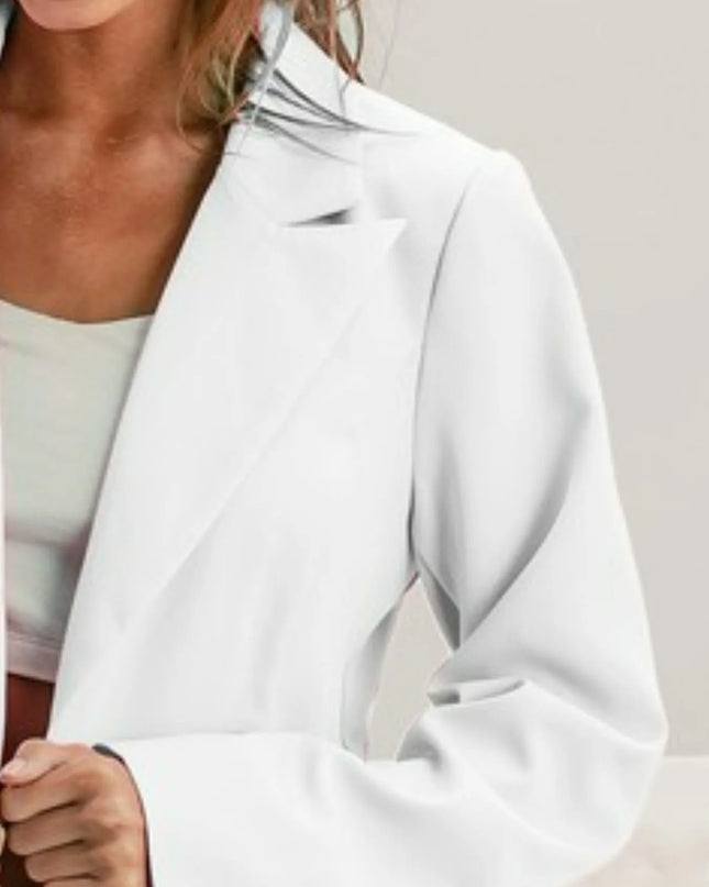 BiBi Single Breasted Peaked Lapel Blazer - Sleekdenim.com