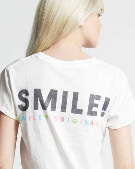 Original Smiley Vintage-Style Fitted Tee - Sleekdenim.com