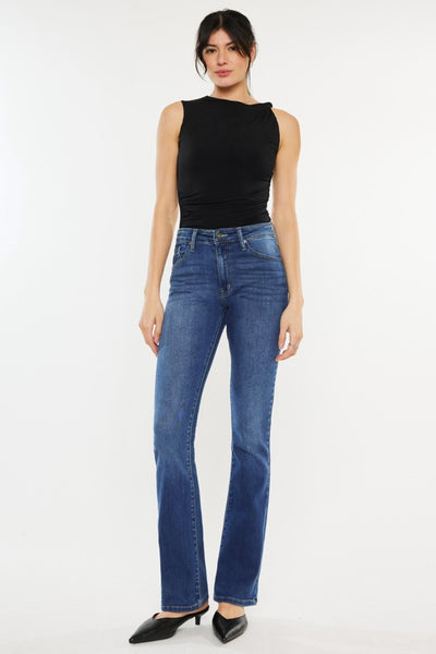 Kancan High Rise Slim Bootcut Jeans - Sleekdenim.com