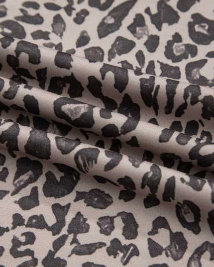 Leopard Patchwork Crew Neck Sweatshirt - Sleekdenim.com