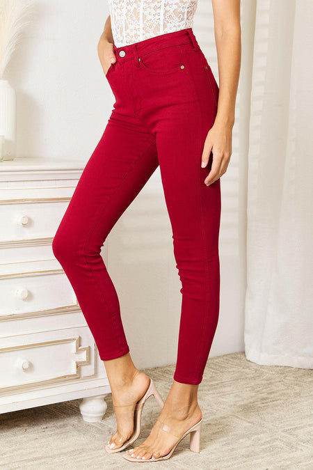 Judy Blue Full Size High Waist Tummy Control Skinny Jeans | Sleekdenim.com