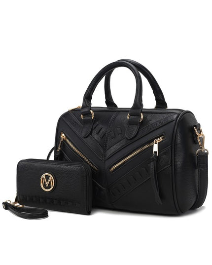 MKF Lara Satchel Bag with Wallet by Mia K - Sleekdenim.com