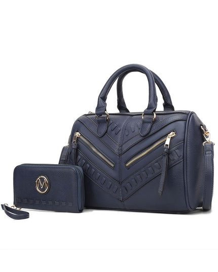 MKF Lara Satchel Bag with Wallet by Mia K - Sleekdenim.com