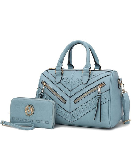 MKF Lara Satchel Bag with Wallet by Mia K - Sleekdenim.com