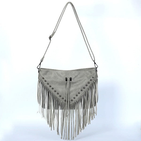 Fringe crossbody bag