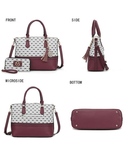 MKF Collection Saylor Tote and matching Wallet - Sleekdenim.com