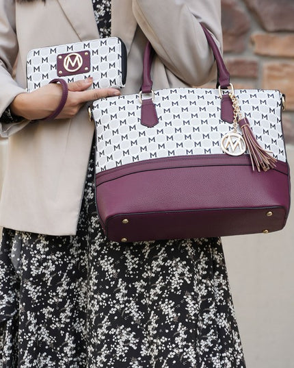 MKF Collection Saylor Tote and matching Wallet - Sleekdenim.com