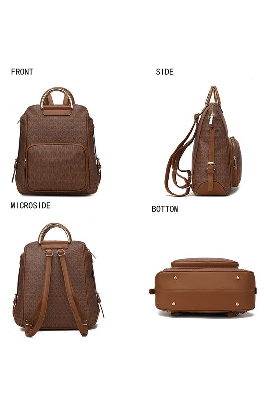 MKF Collection June Printed Women's Backpack - Sleekdenim.com