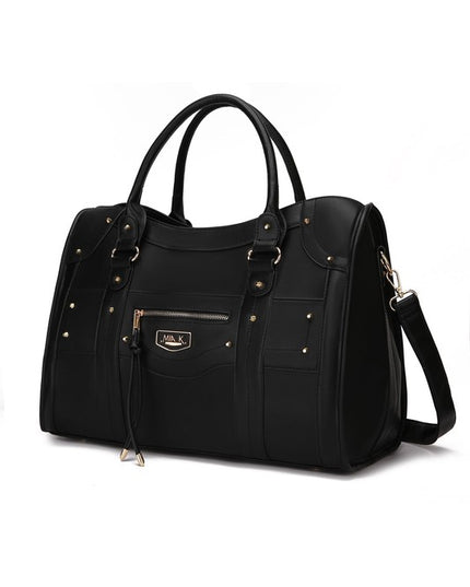 MKF Collection Patricia Vegan Leather Duffle Bag - Sleekdenim.com