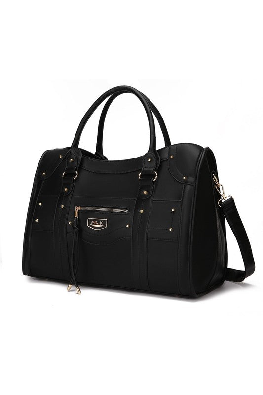 MKF Collection Patricia Vegan Leather Duffle Bag - Sleekdenim.com