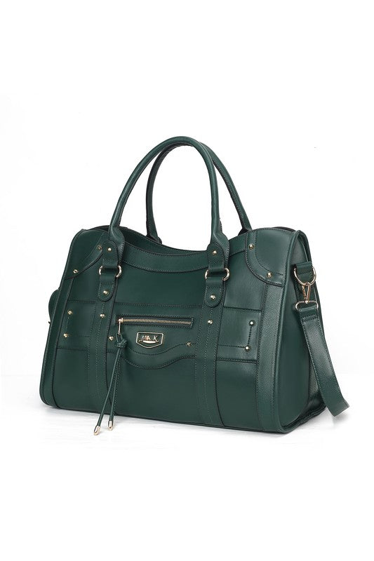 MKF Collection Patricia Vegan Leather Duffle Bag - Sleekdenim.com