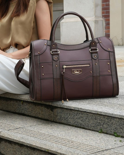 MKF Collection Patricia Vegan Leather Duffle Bag - Sleekdenim.com