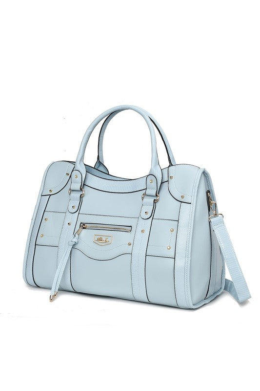 MKF Collection Patricia Vegan Leather Duffle Bag - Sleekdenim.com