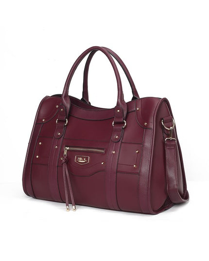 MKF Collection Patricia Vegan Leather Duffle Bag - Sleekdenim.com