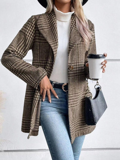 Plaid blazer