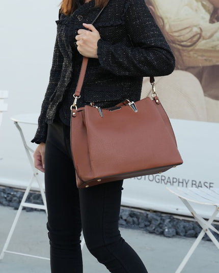 MKF Kane Women's Satchel Bag with Wallet by Mia K - Sleekdenim.com