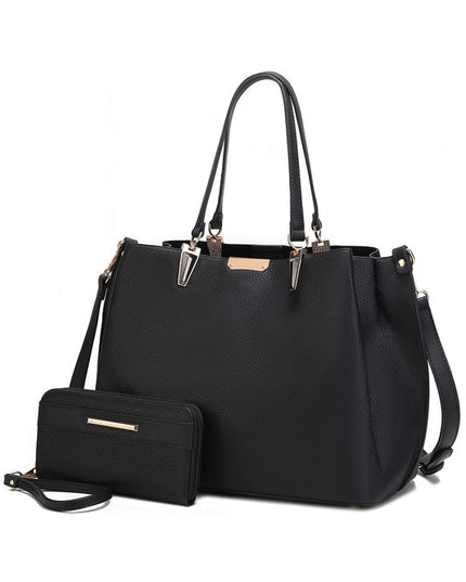 MKF Kane Women's Satchel Bag with Wallet by Mia K - Sleekdenim.com