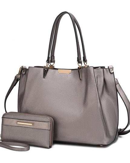MKF Kane Women's Satchel Bag with Wallet by Mia K - Sleekdenim.com