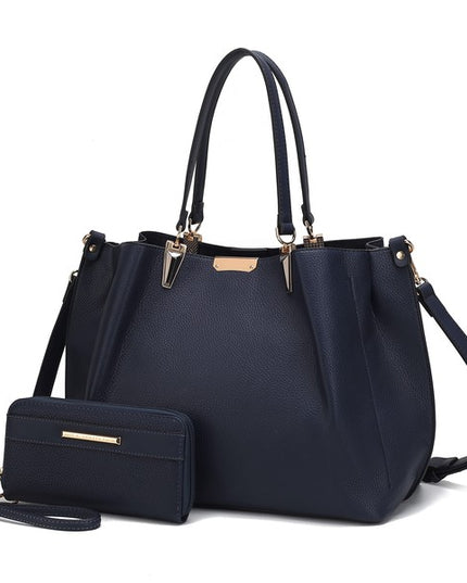 MKF Kane Women's Satchel Bag with Wallet by Mia K - Sleekdenim.com