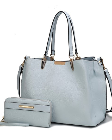 MKF Kane Women's Satchel Bag with Wallet by Mia K - Sleekdenim.com