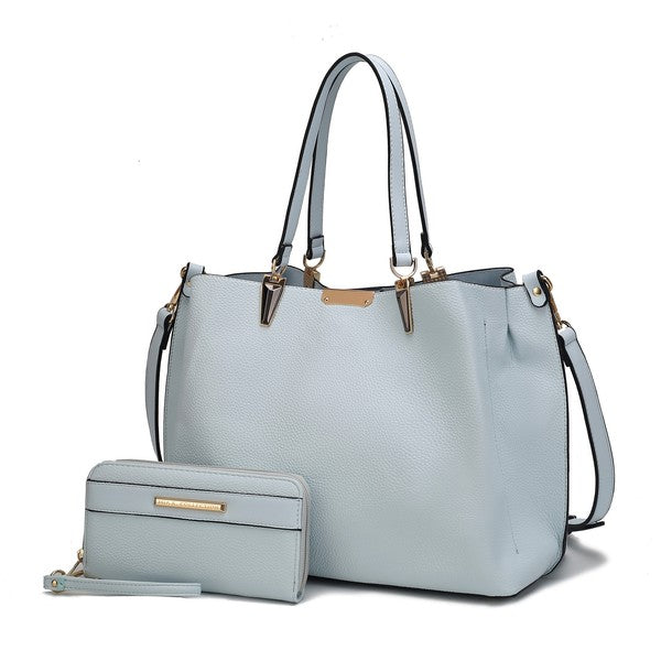 MKF Kane Women's Satchel Bag with Wallet by Mia K - Sleekdenim.com