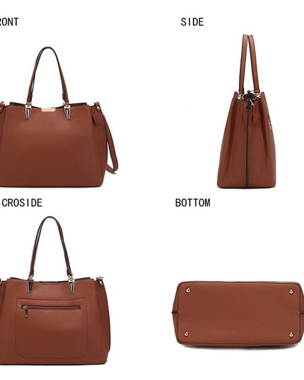 MKF Kane Women's Satchel Bag with Wallet by Mia K - Sleekdenim.com