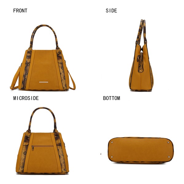 MKF Kenna Snake embossed Tote Bag by Mia K - Sleekdenim.com