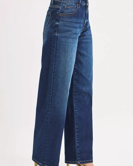 RISEN Mid Rise Wide Baggy Jeans - Sleekdenim.com