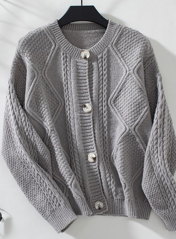 Cable Knit Cardigan | Sleekdenim.com