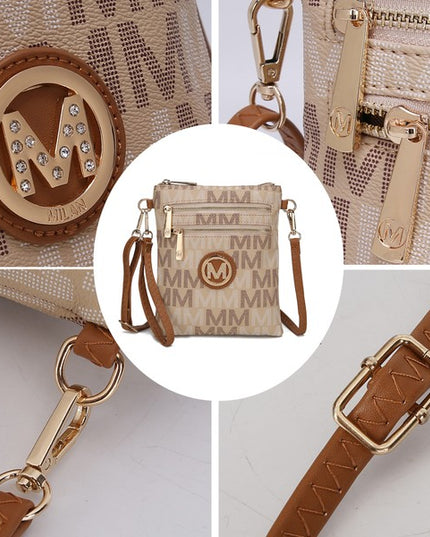 MKF Gaia Milan M Signature Crossbody by Mia K - Sleekdenim.com