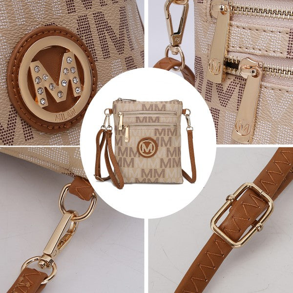 MKF Gaia Milan M Signature Crossbody by Mia K - Sleekdenim.com