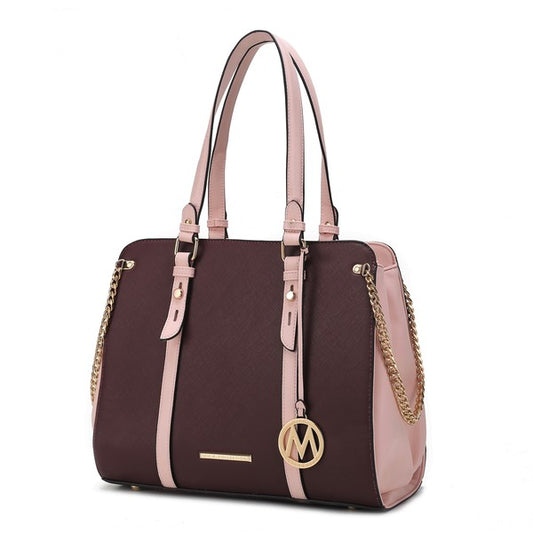 MKF Amy Vegan Leather Women Tote Bag by Mia K - Sleekdenim.com