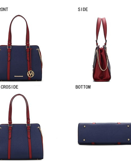 MKF Amy Vegan Leather Women Tote Bag by Mia K - Sleekdenim.com