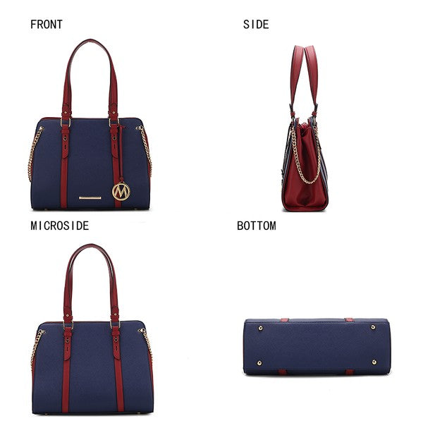 MKF Amy Vegan Leather Women Tote Bag by Mia K - Sleekdenim.com