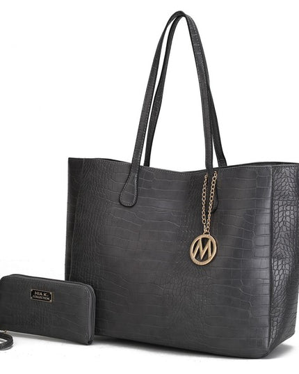 MKF Sadie Oversize Tote & Wallet Set by Mia K - Sleekdenim.com