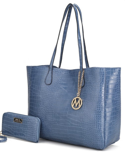 MKF Sadie Oversize Tote & Wallet Set by Mia K - Sleekdenim.com