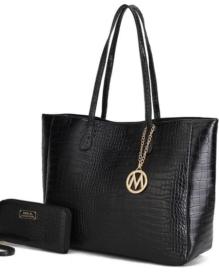 MKF Sadie Oversize Tote & Wallet Set by Mia K - Sleekdenim.com