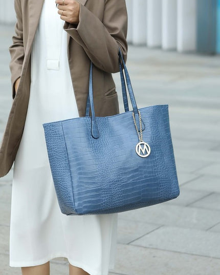 MKF Sadie Oversize Tote & Wallet Set by Mia K - Sleekdenim.com