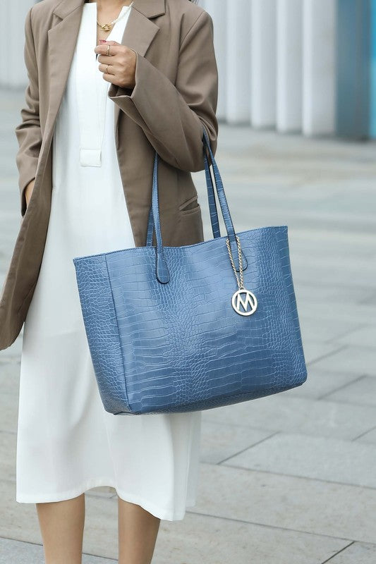 MKF Sadie Oversize Tote & Wallet Set by Mia K - Sleekdenim.com