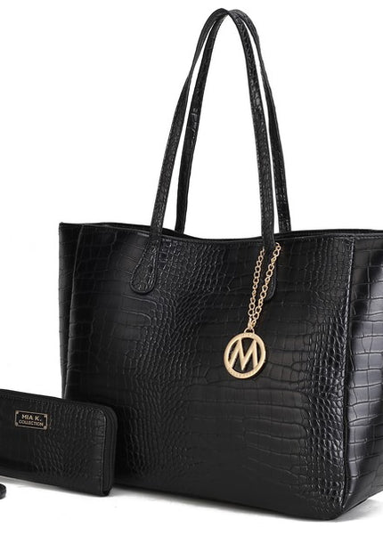 MKF Sadie Oversize Tote & Wallet Set by Mia K - Sleekdenim.com