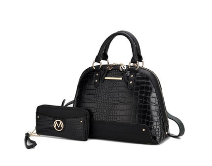 MKF Nora Premium Croco Satchel by Mia K - Sleekdenim.com